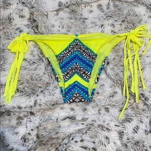 RIP CURL NEON SIDE TIE BIKINI BOTTOMS